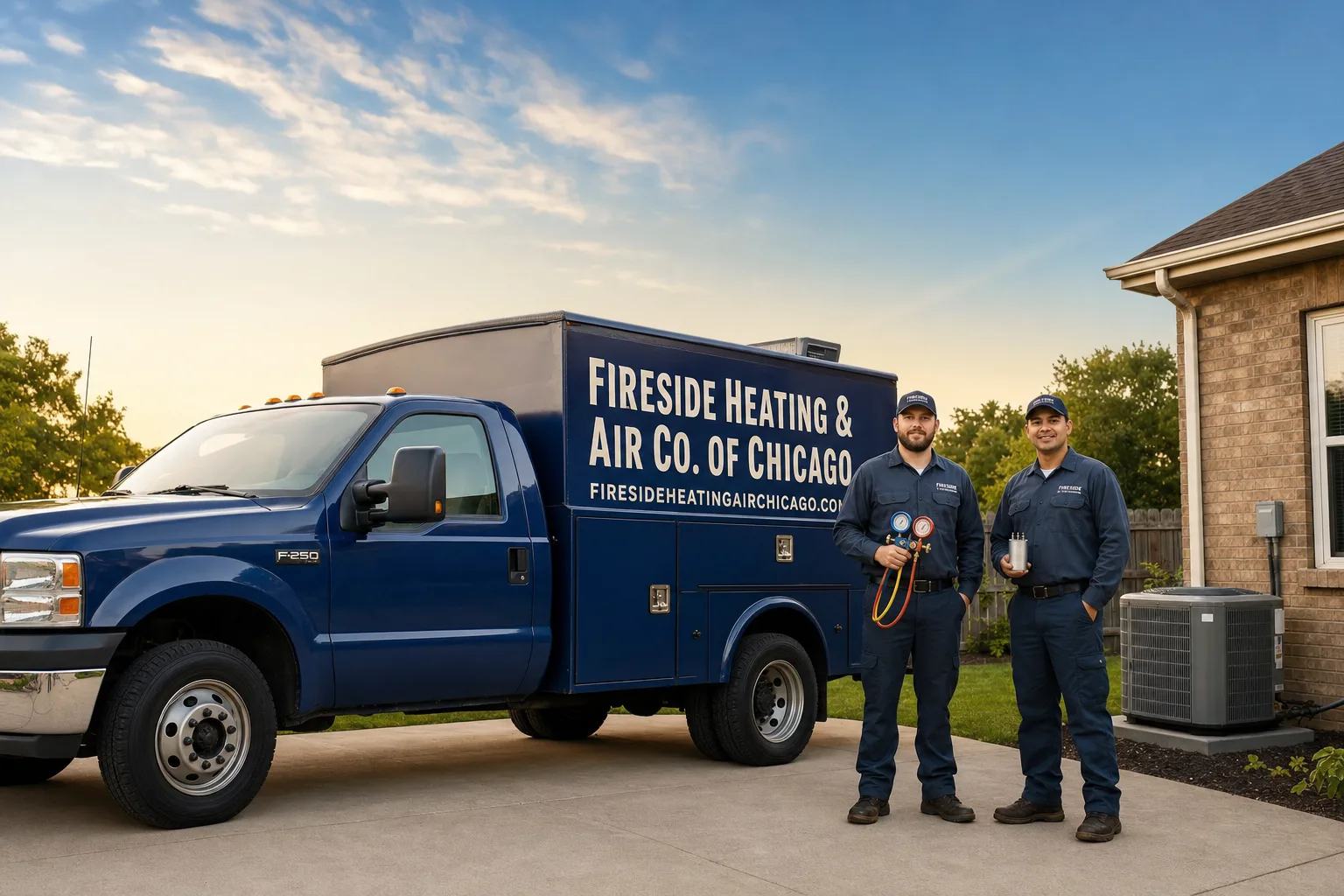 Fireside Heating & Air Co. of Chicago hvac team